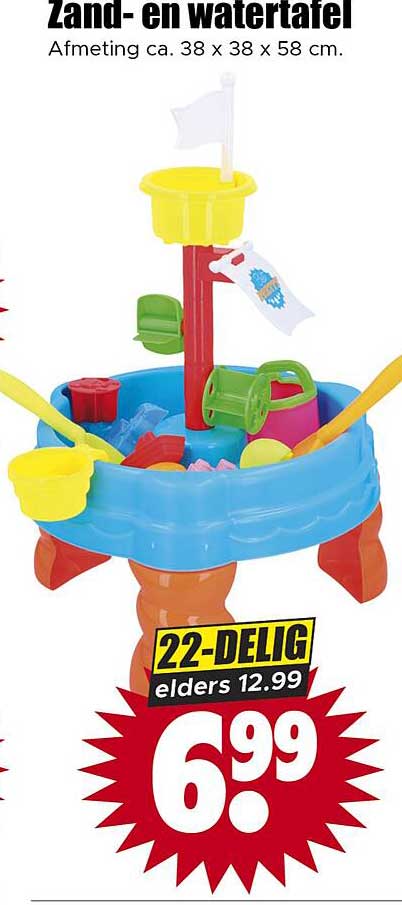 Zand- en watertafel 22-delig
