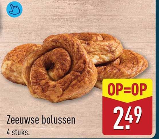 Zeeuwse bolussen 4 stuks. OP=OP