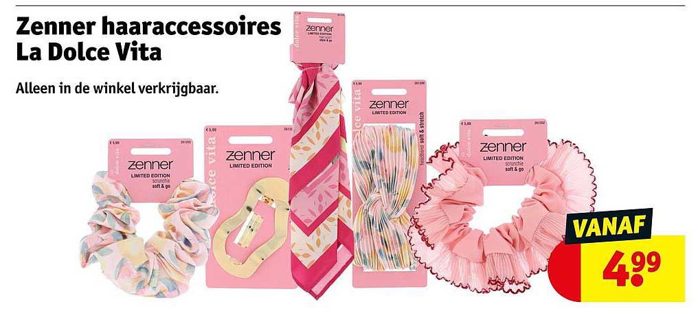 Zenner haaraccessoires La Dolce Vita