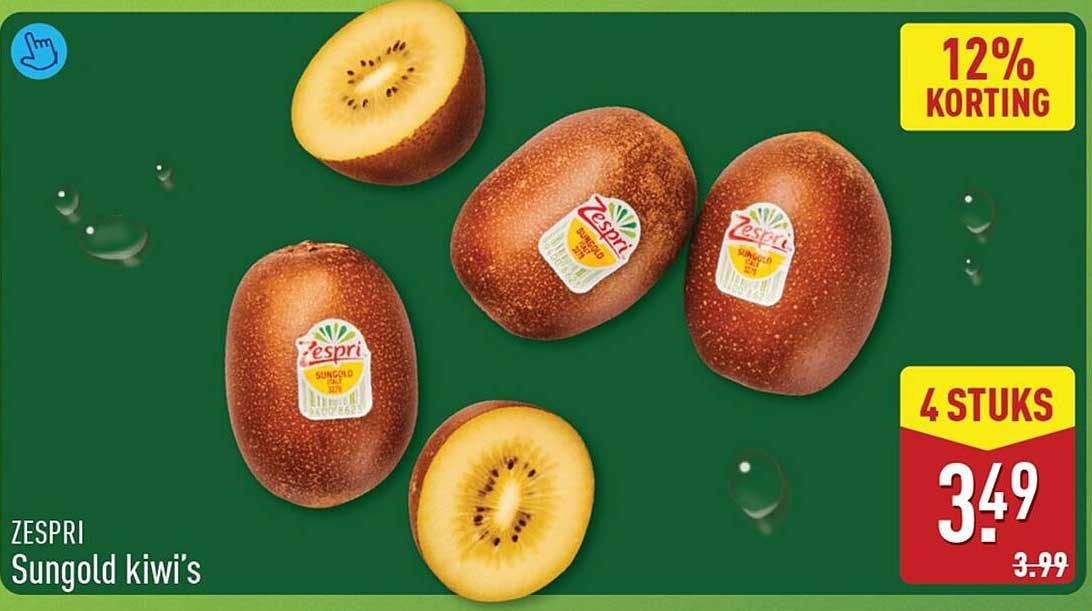 ZESPRI Sungold kiwi's 12% KORTING