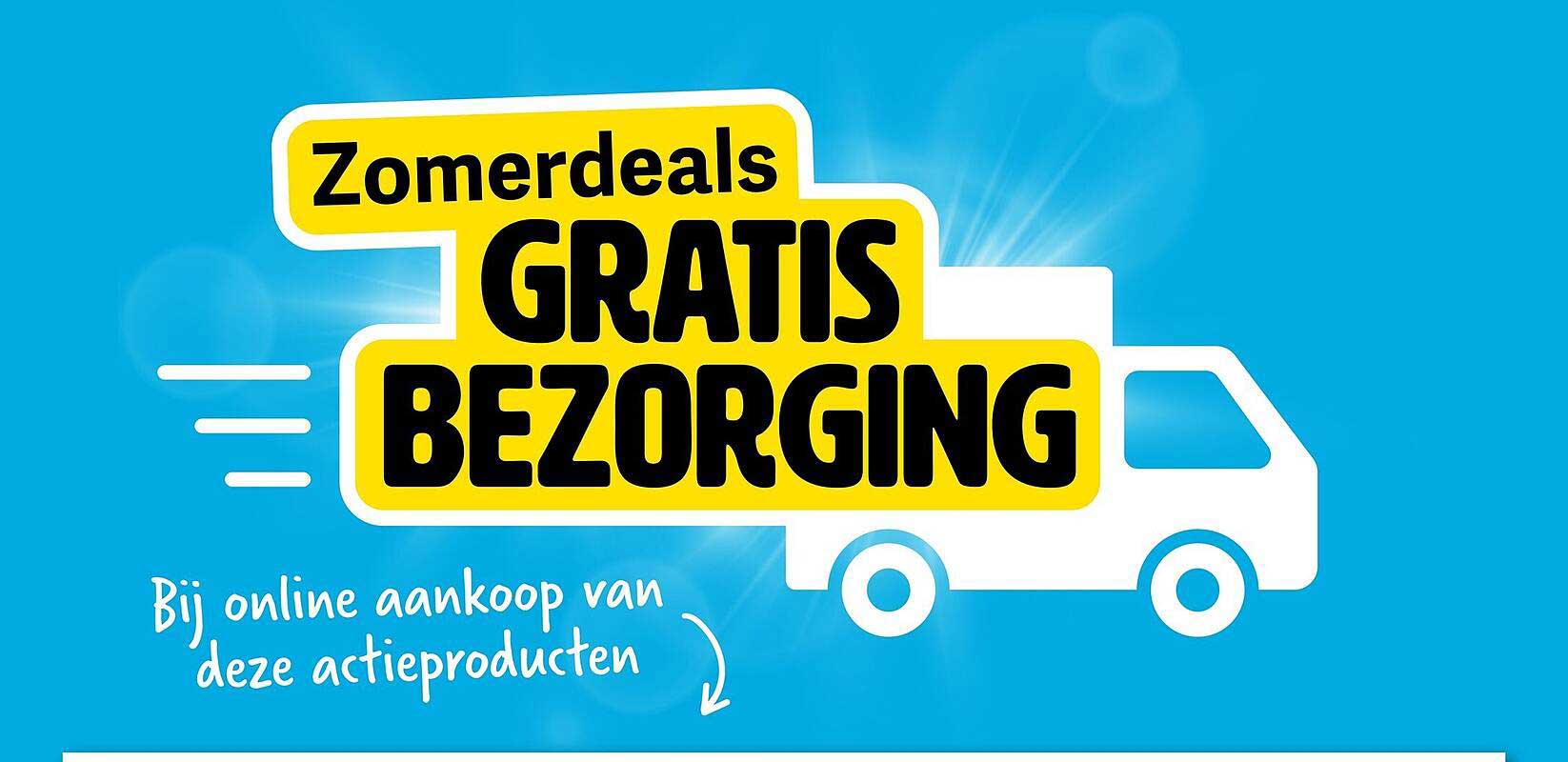 Zomerdeals GRATIS BEZORGING