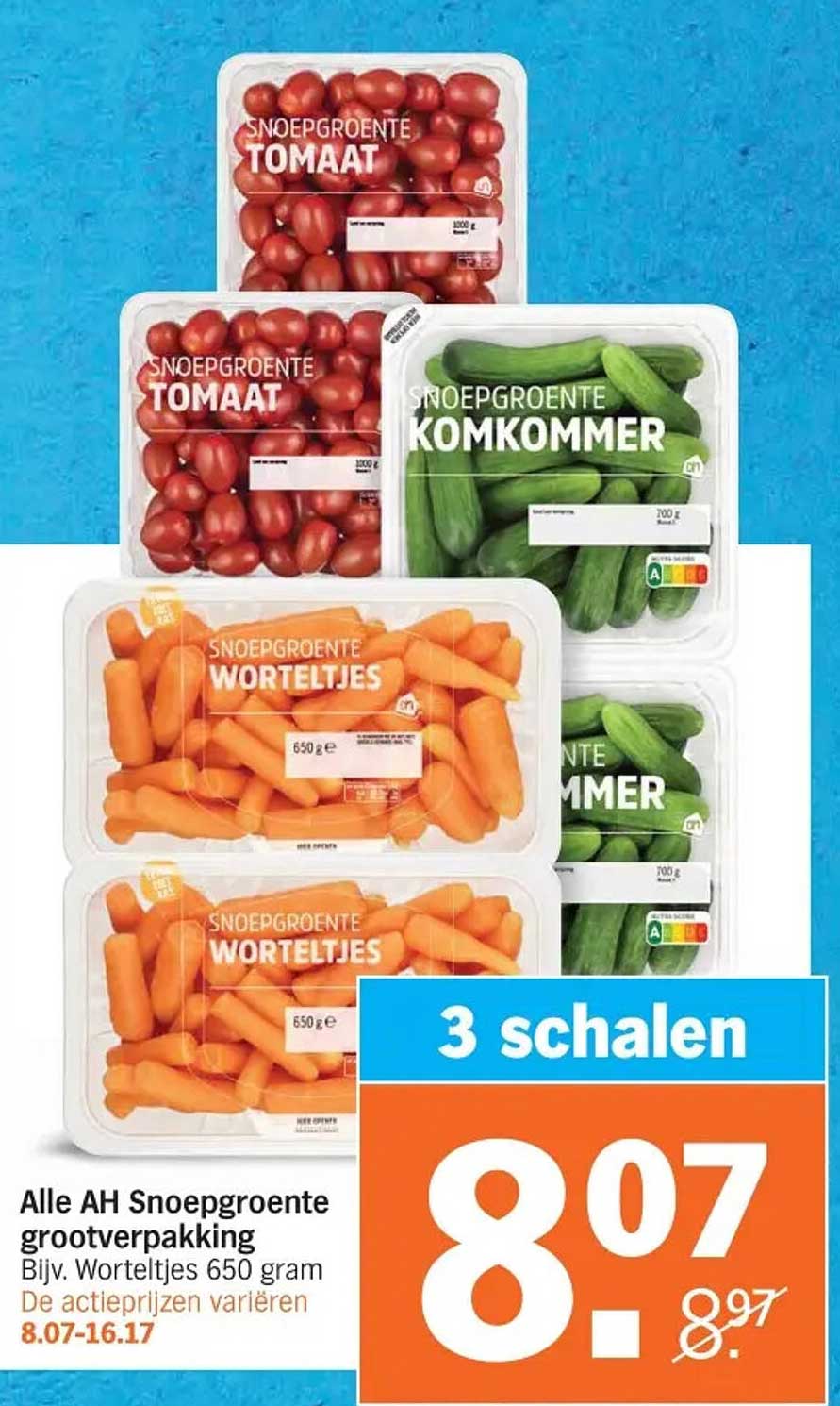 Alle AH Snoepgroente grootverpakking