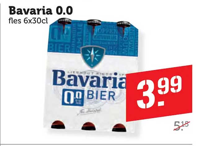 Bavaria 0.0 fles 6x30cl
