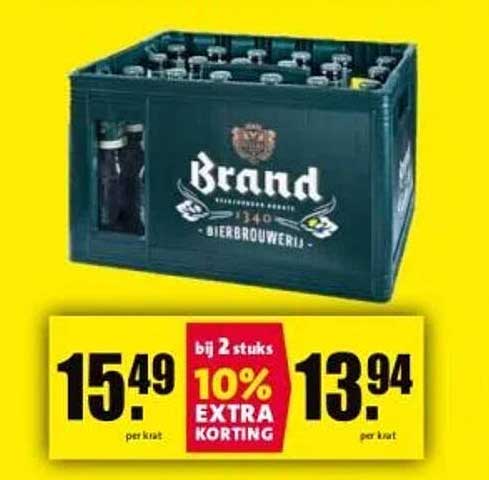 Brand Bier 24 Flessen