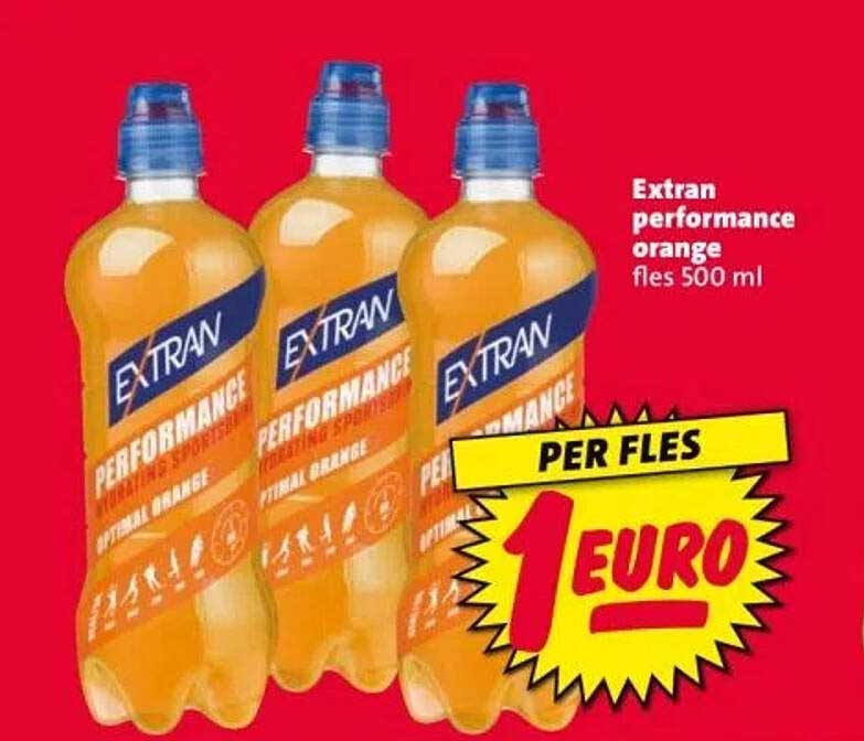 Extran performance orange fles 500 ml