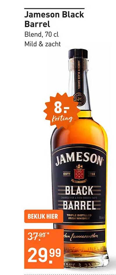 Jameson Black Barrel