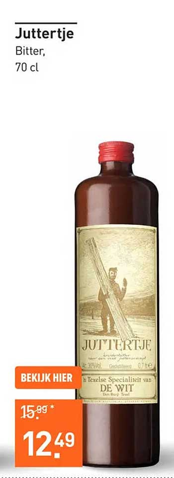 Juttertje Bitter, 70 cl