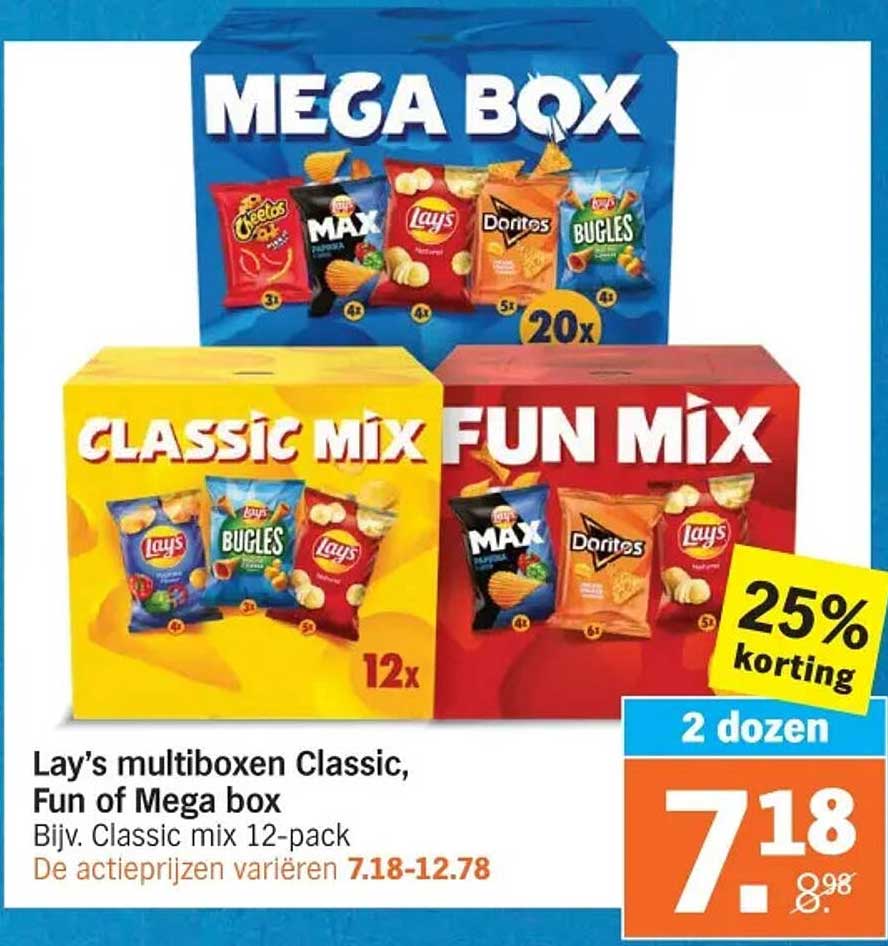 Lay’s multiboxen Classic, Fun of Mega box
