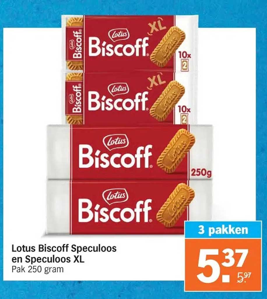 Lotus Biscoff Speculoos en Speculoos XL Pak 250 gram