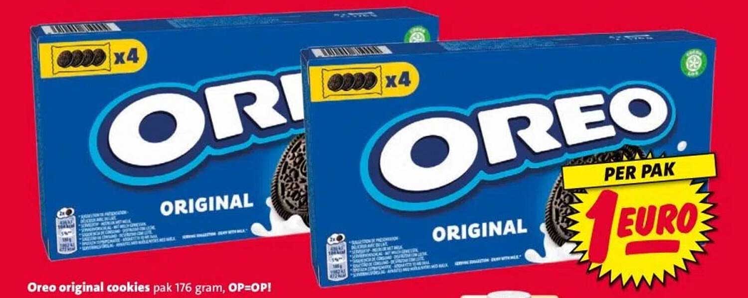 Oreo original cookies pak 176 gram