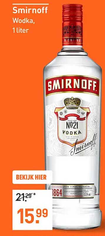 Smirnoff Wodka, 1 liter