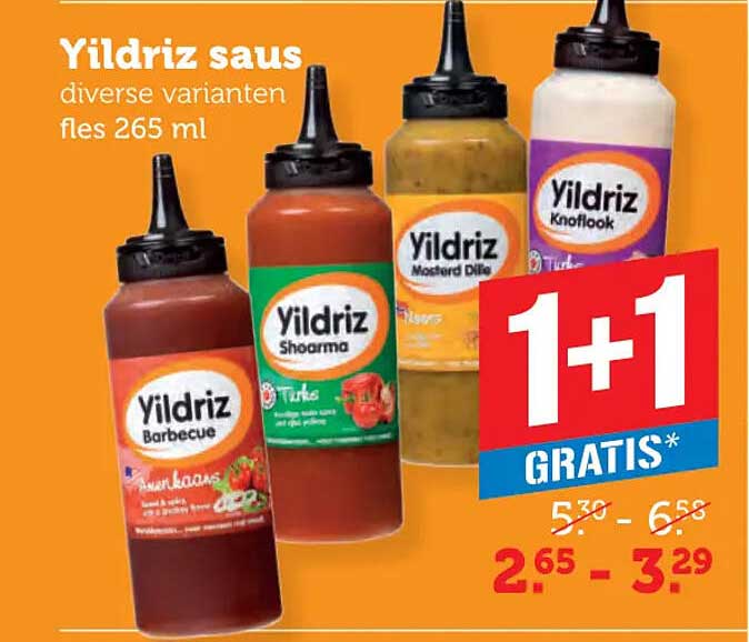 Yıldız saus diverse varianten fles 265 ml