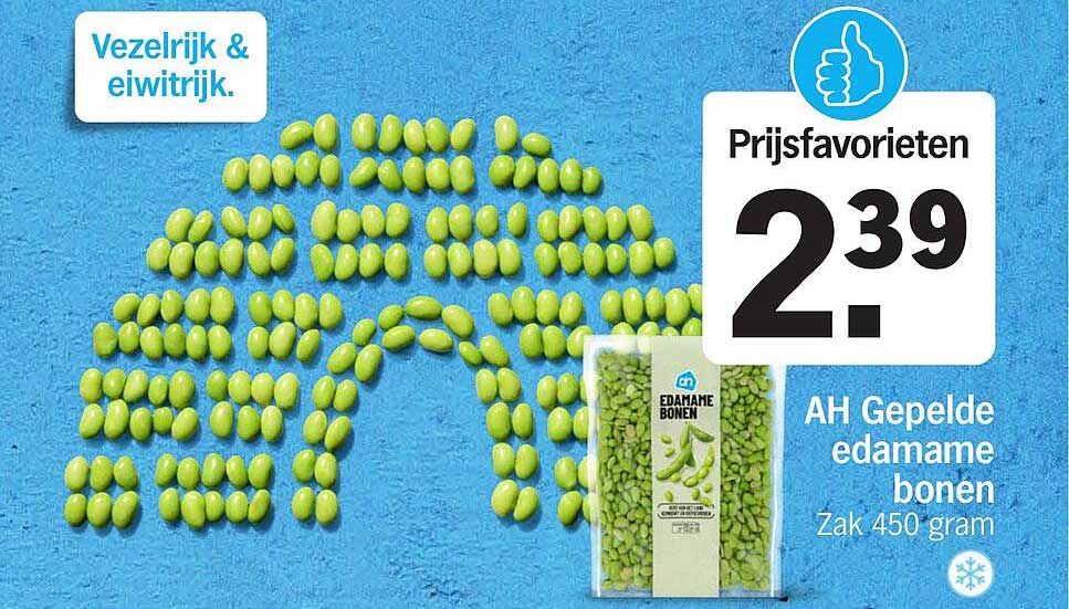 AH Gepeelde edamame bonen