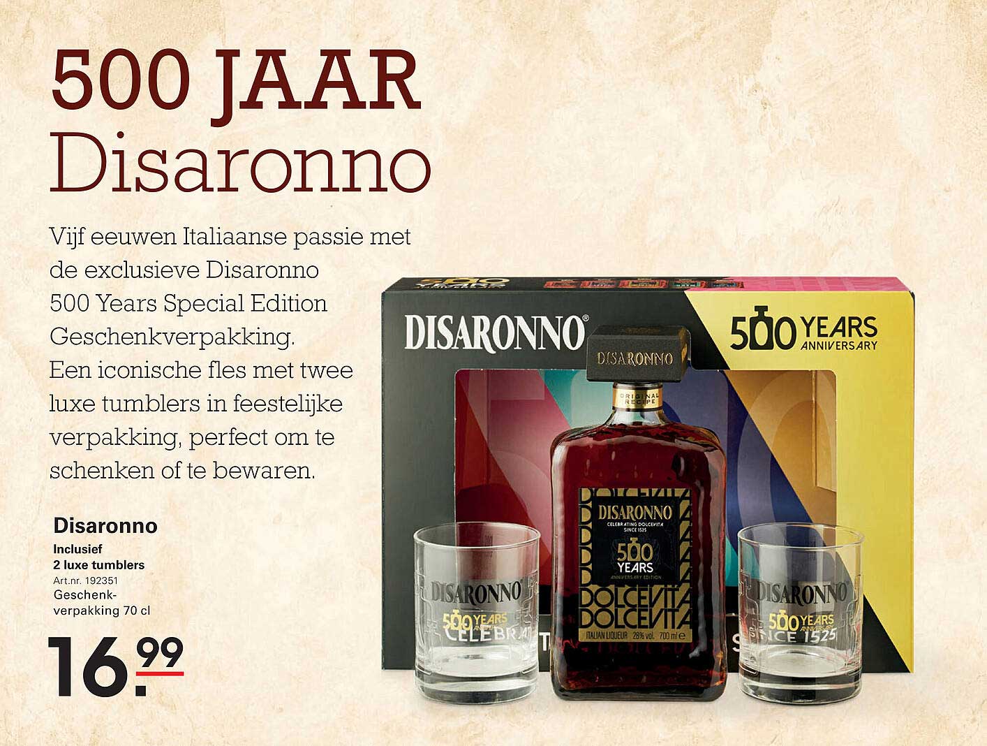 500 JAAR Disaronno