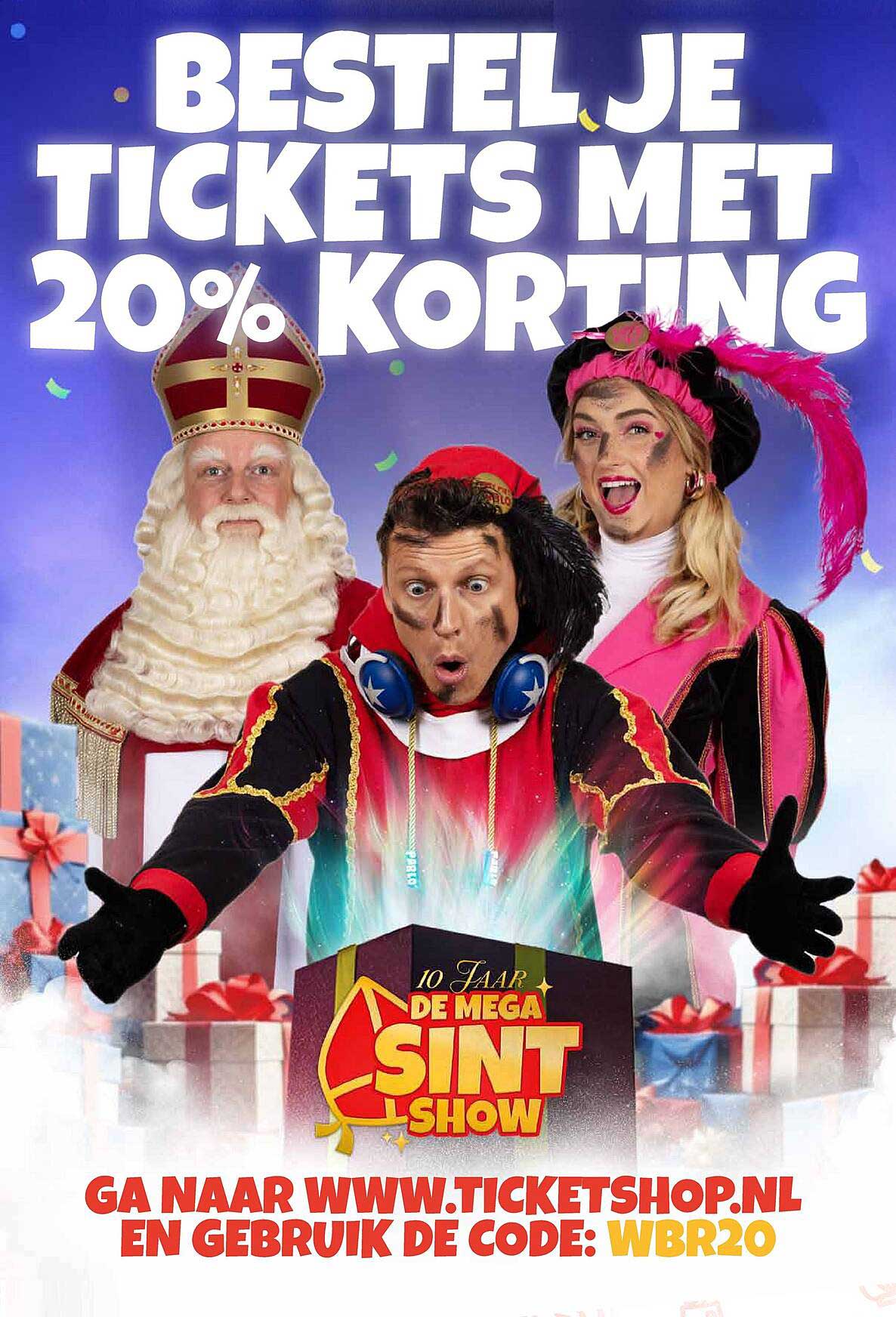 Bestel je tickets met 20% korting