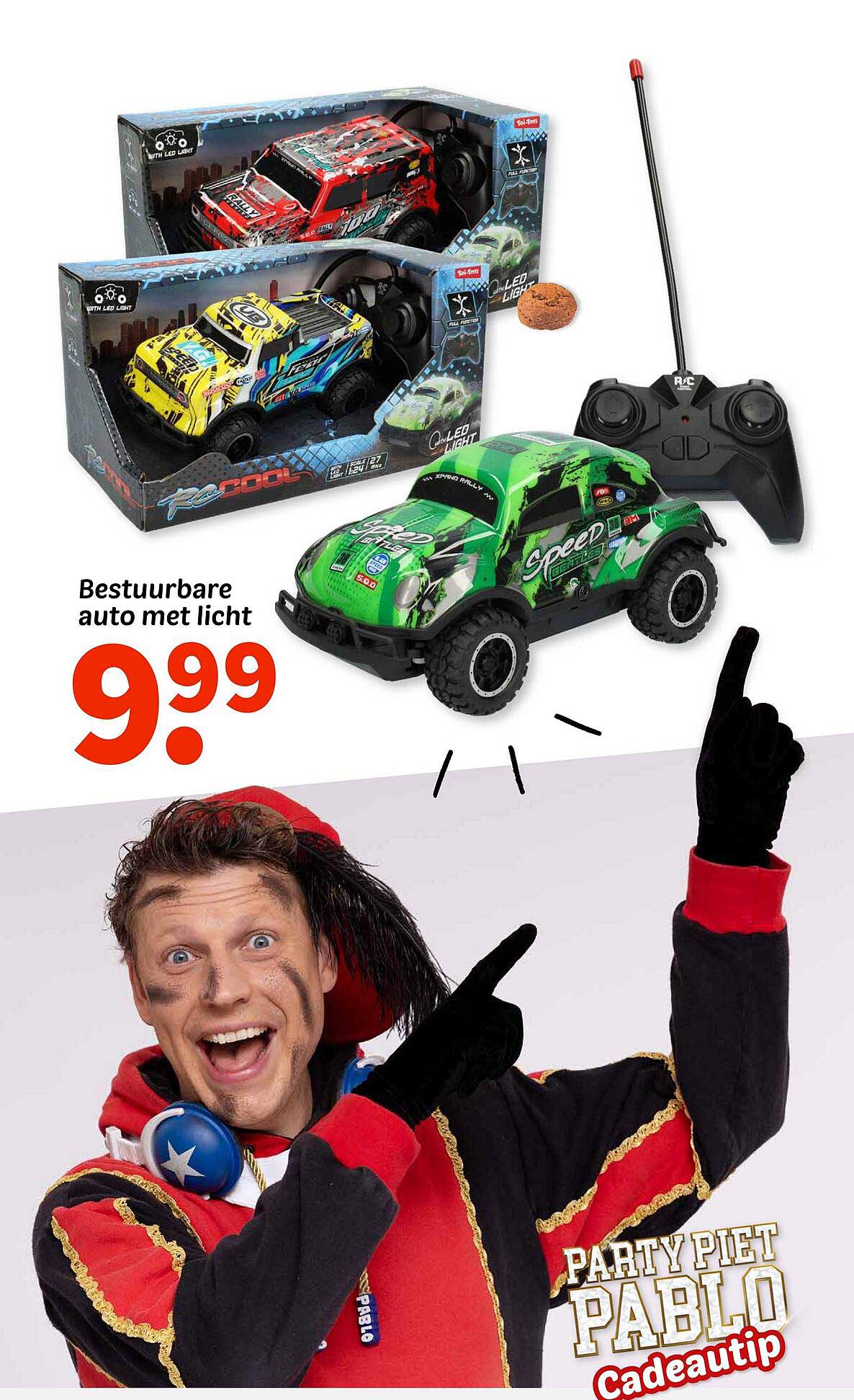 Bestuurbare auto met licht