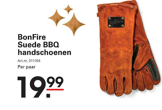 BonFire Suede BBQ handschoenen