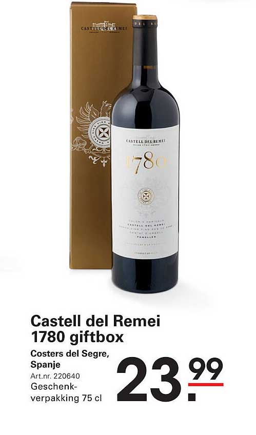Castell del Remei 1780 giftbox