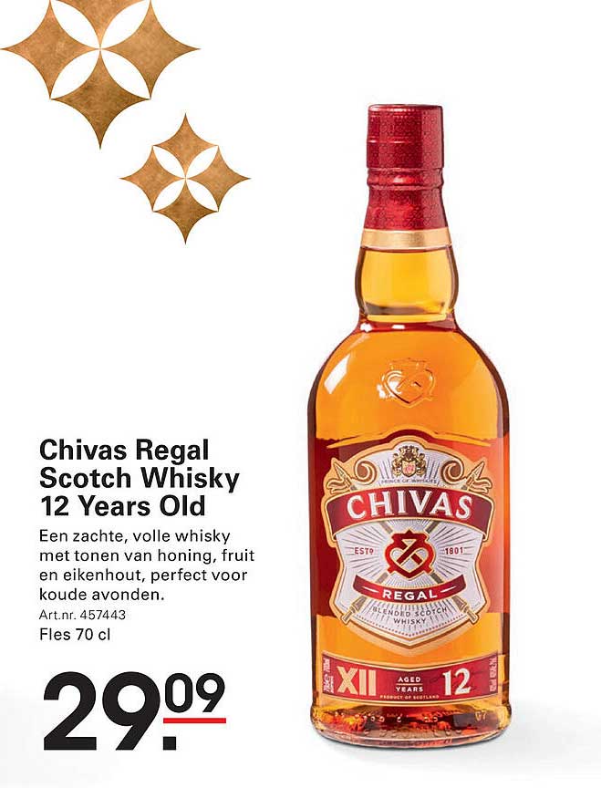Chivas Regal Scotch Whisky 12 Years Old