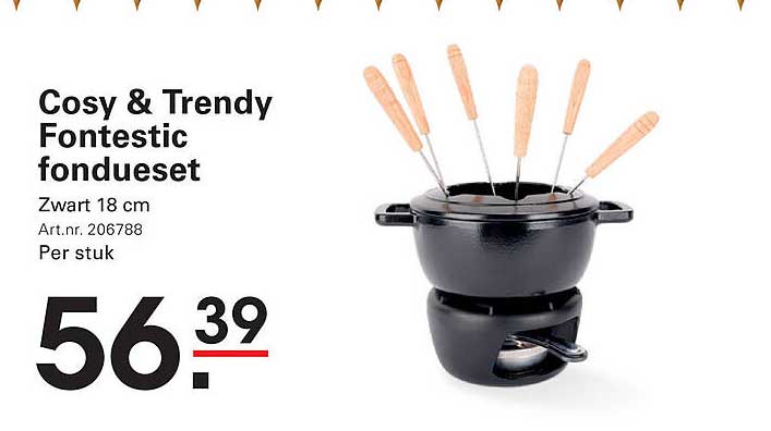 Cosy & Trendy Fontestic fondue-set