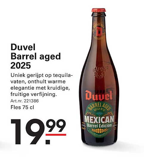 Duvel Barrel aged 2025