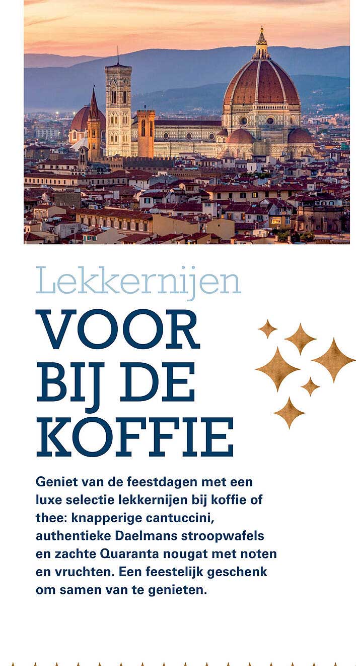 Lekker genieten voor bij de koffie