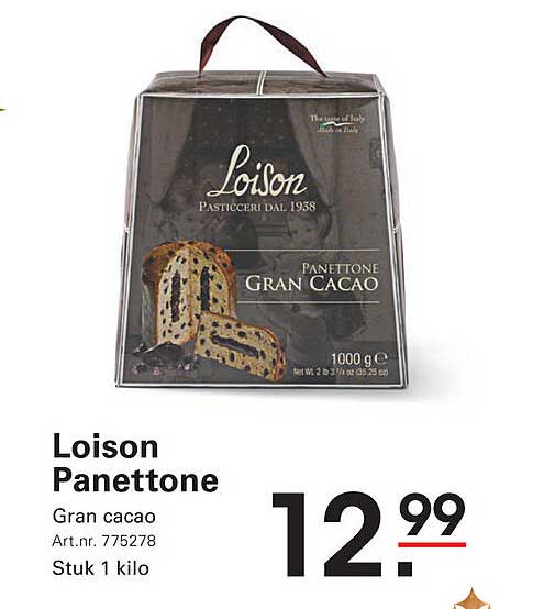 Loison Panettone Gran cacao