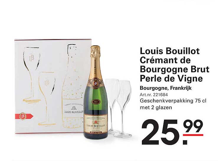 Louis Bouillot Crémant de Bourgogne Brut Perle de Vigne