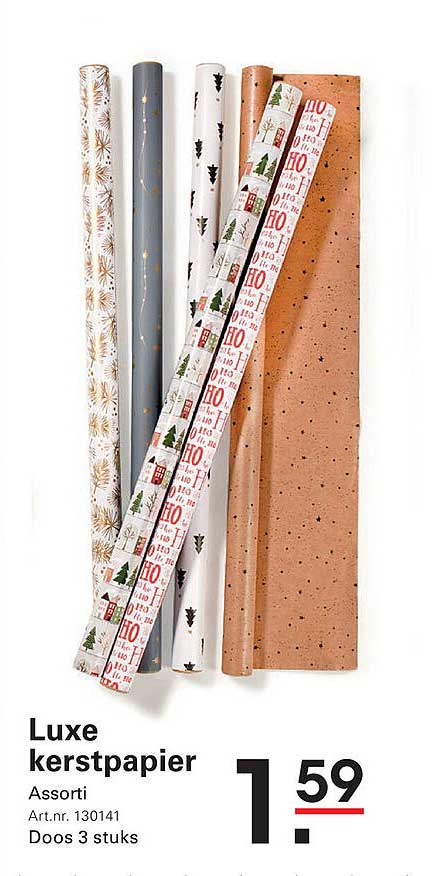 Luxe kerstpapier