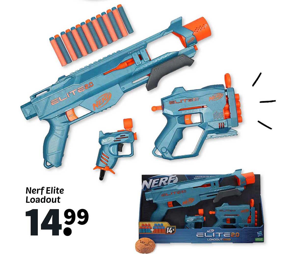 Nerf Elite Loadout