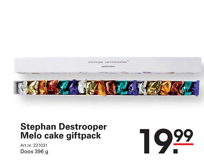 Stephan Destrooper Melo cake giftpack