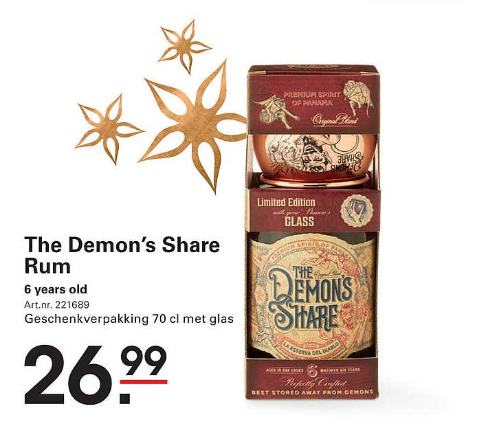 The Demon’s Share Rum 6 years old