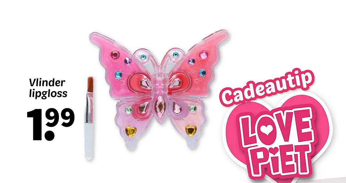 Vlinder lipgloss