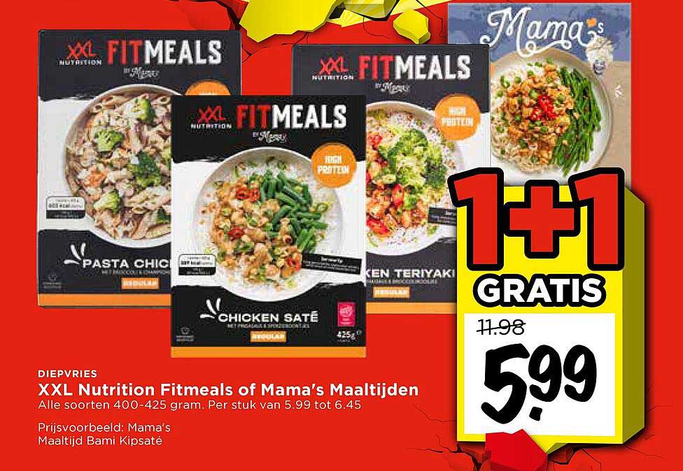 XXL Nutrition Fitmeals of Mama’s Maaltijden