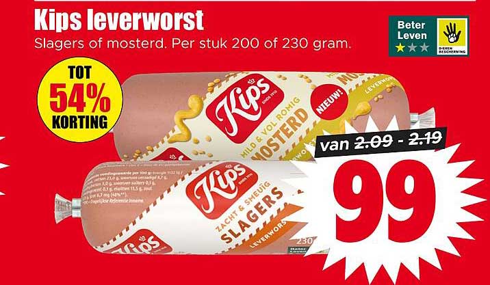 Kips leverworst