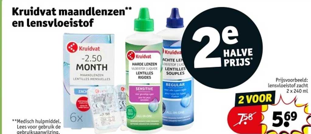 Kruidvat maandlenzen** en lensvloeistof