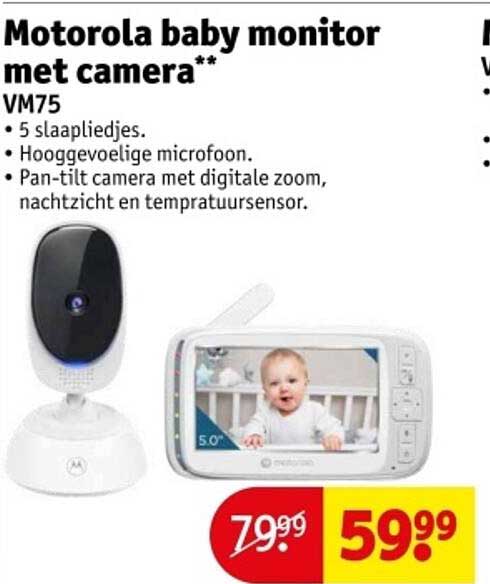 Motorola Baby Monitor Met Camera** Aanbieding bij Kruidvat - FolderFeest.nl