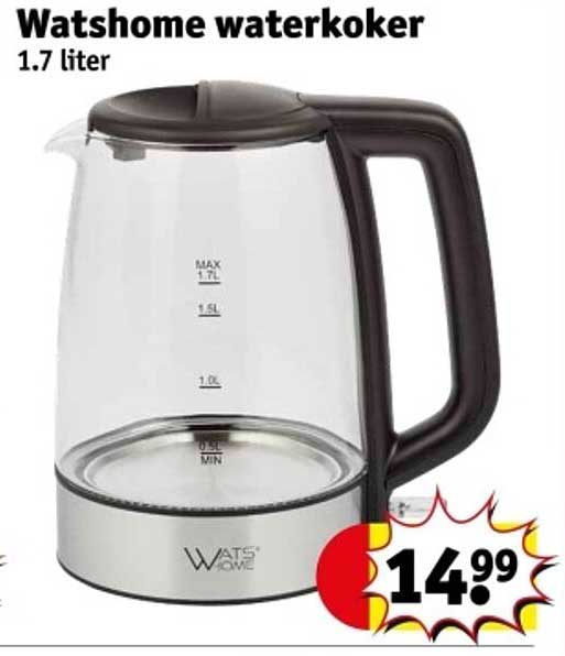 Watshome waterkoker 1.7 liter