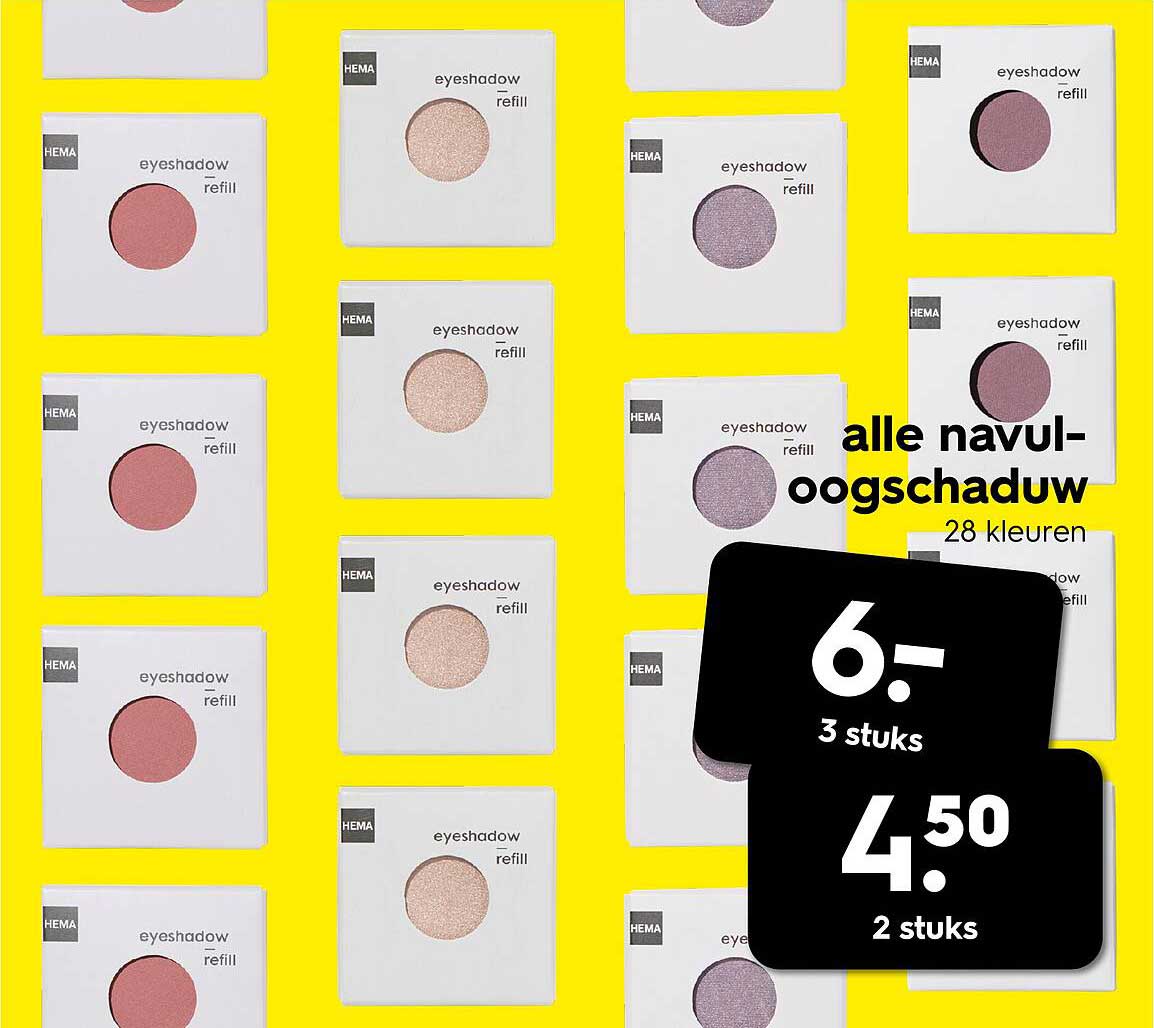 Alle navul-oogschaduw - 28 kleuren