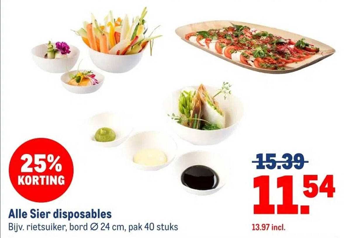 Alle Sier disposables