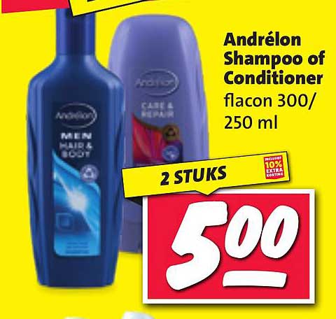 Andrélon Shampoo of Conditioner flacon 300/250 ml