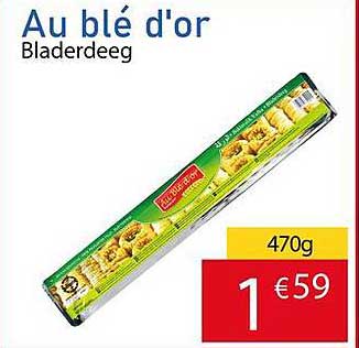 Au blé d'or Bladerdeeg