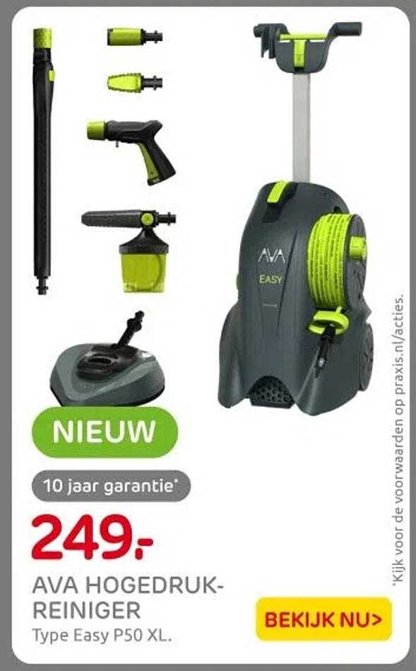 AVA HOGEDRUK-REINIGER Type Easy P50 XL