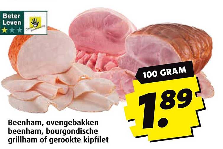 Beenham, ovengebakken beenham, bourgondische grillham of gerookte kipfilet