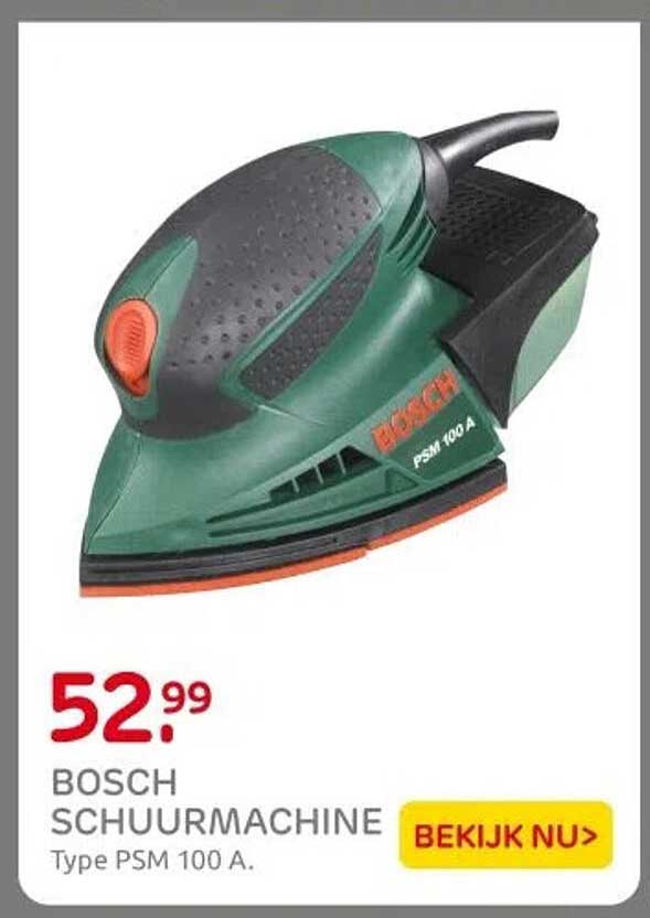 BOSCH SCHUURMACHINE Type PSM 100 A.
