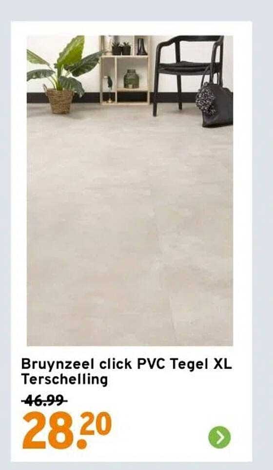 Bruynzeel click PVC Tegel XL Terschelling