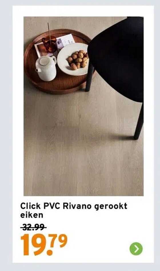 Click PVC Rivano gerookt eiken