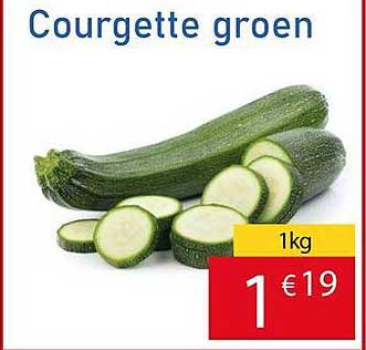 Courgette groen