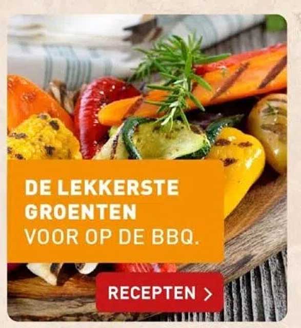 DE LEKKERSTE GROENTEN VOOR OP DE BBQ.