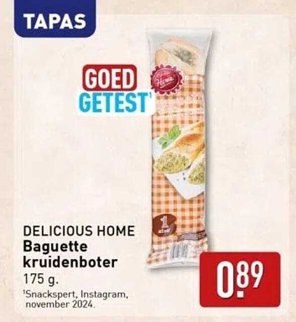 DELICIOUS HOME Baguette kruidenboter 175 g
